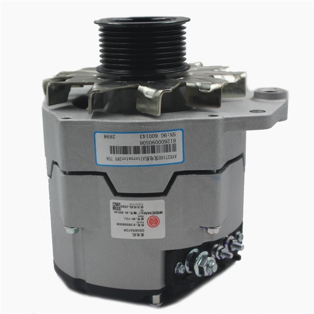 612600090506 Truck WD615 WP10 engine parts alternator for Weichai Sinotruck Shacman